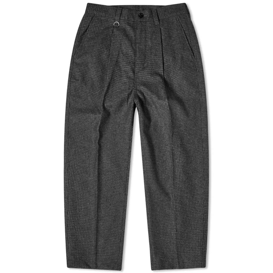 SOPHNET. Single Tuck Wide Tapered Pants