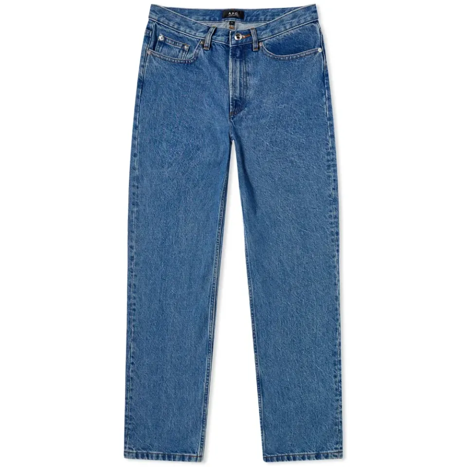A.P.C. Jean Martin High Rise Straight Leg Jeans