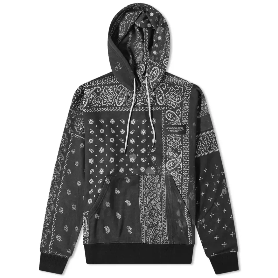 Bandana Chopped Popover Hoody
