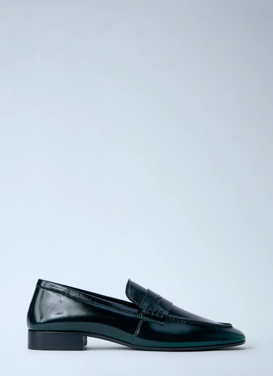 Polished Leather Loafers