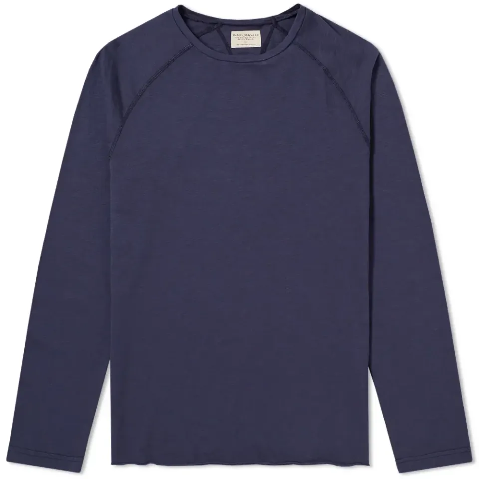 Nudie Otto Raw Hem Slub Tee