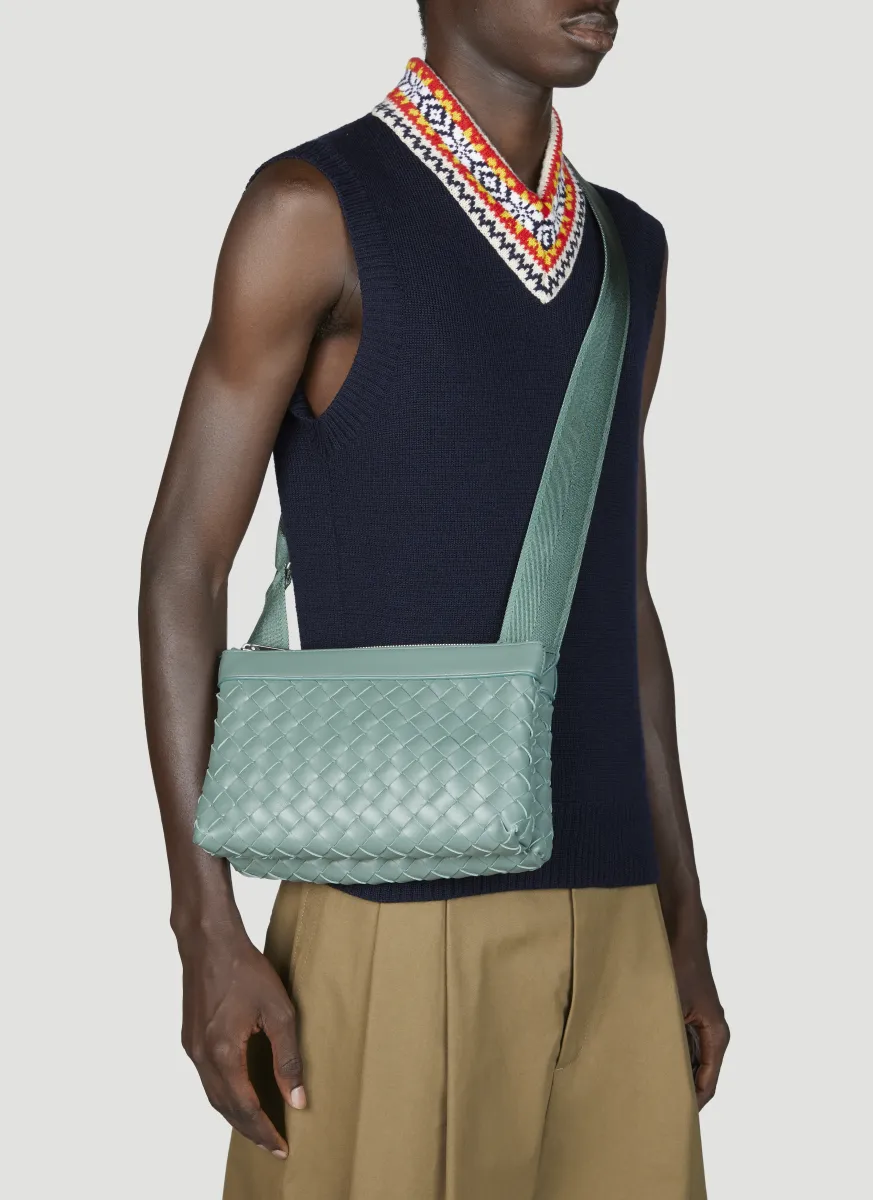 Intrecciato Duo Crossbody Bag