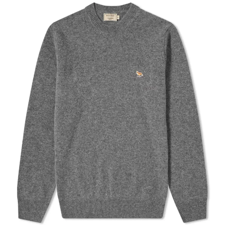Maison Kitsuné Fox Lambswool Crew Knit