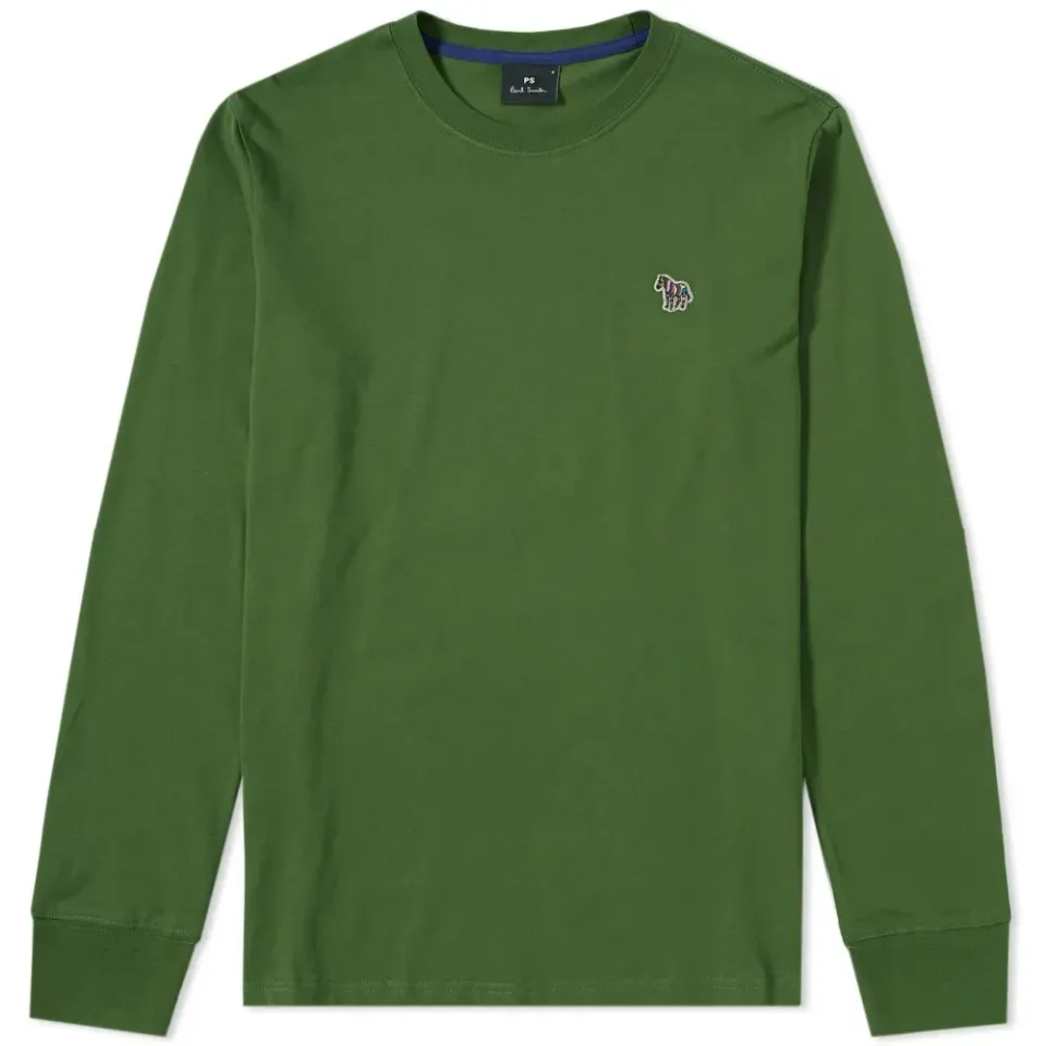 Long Sleeve Zebra Logo Tee