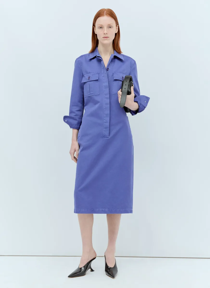 Canvas Shirt Dress