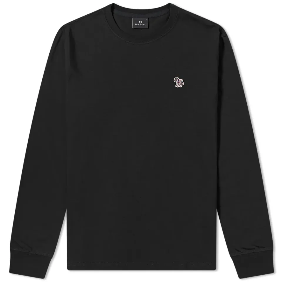 Long Sleeve Zebra Logo Tee