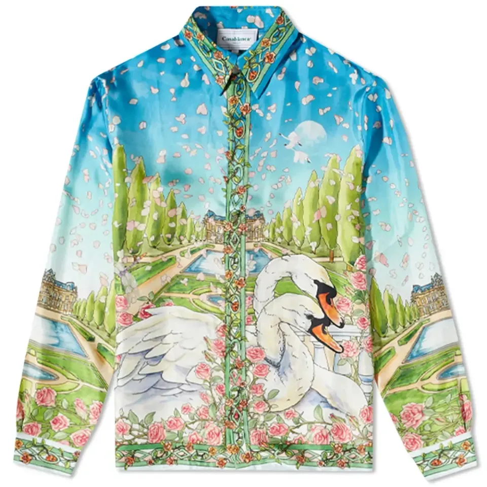 Love in Bloom Silk Shirt