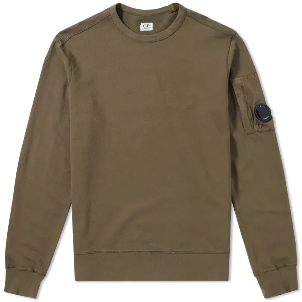 Garment Dyed Light Fleece Arm Lens Sweat