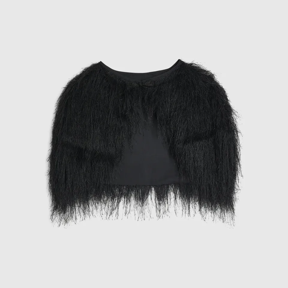 Black Feather Cape