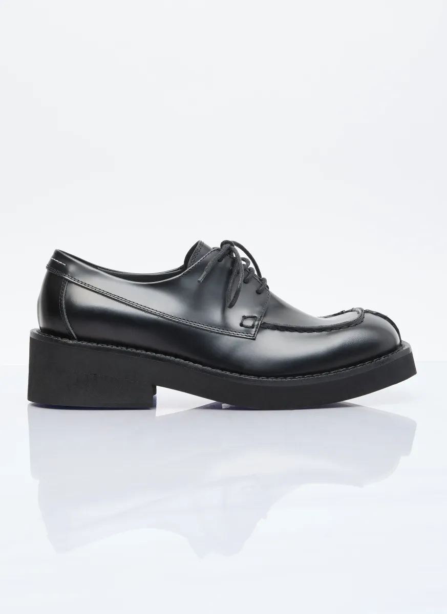 Split Toe Lace-Up Shoes