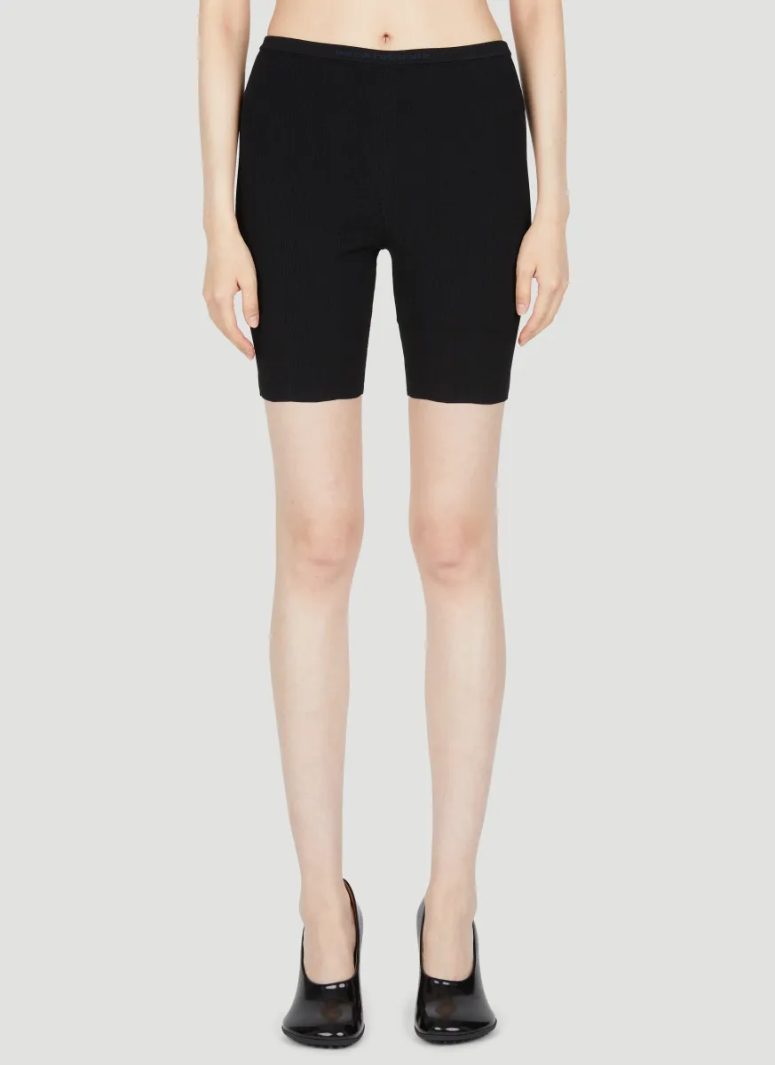 Embroidered Logo Cycling Shorts