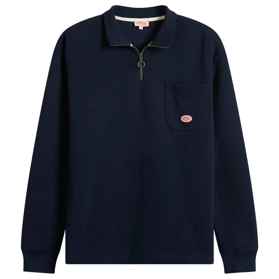 Half Zip Pocket Sweatshirt