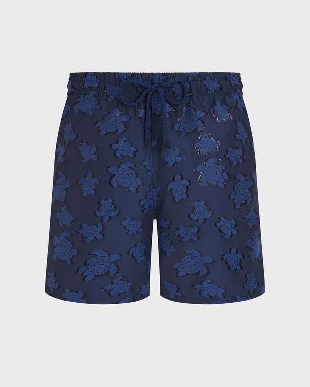 Men Swim Shorts Ronde Des Tortues Jacquard
