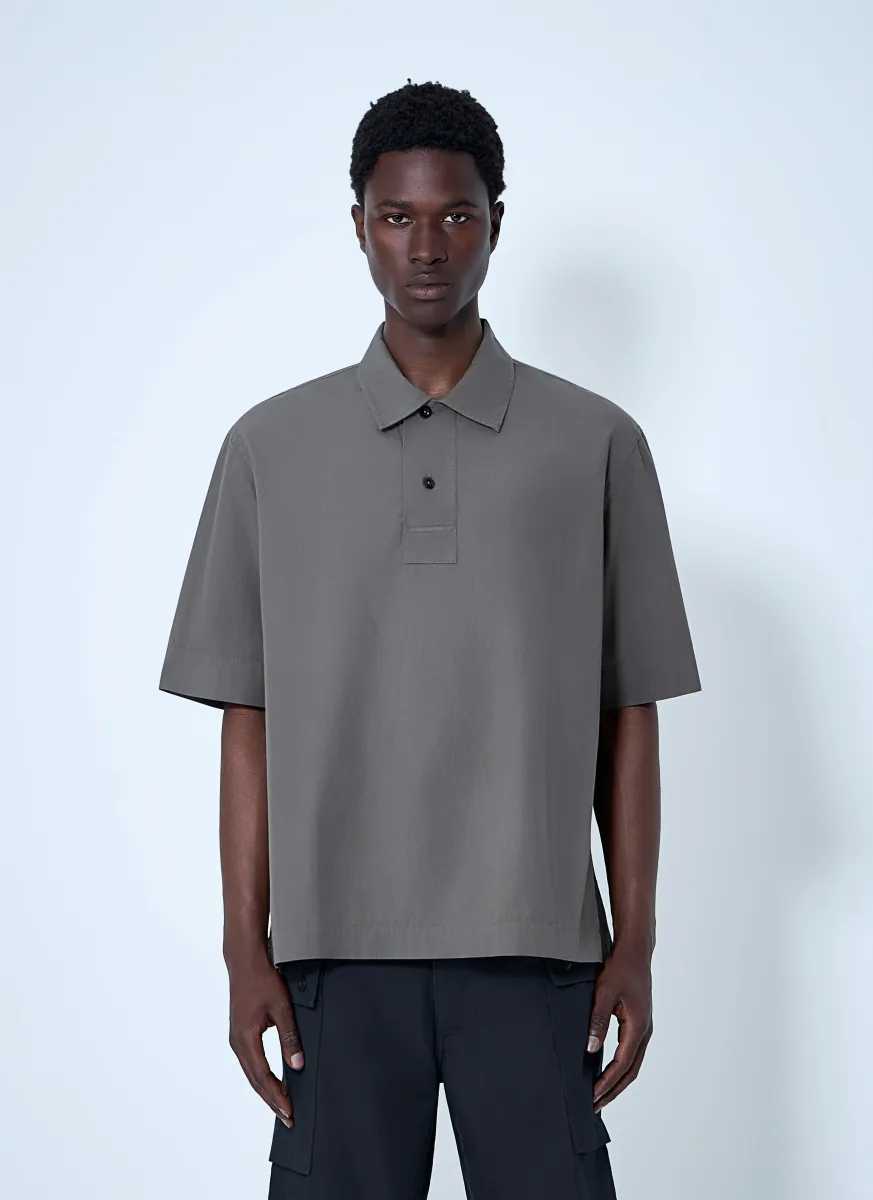 Cotton Poplin Boxy Shirt