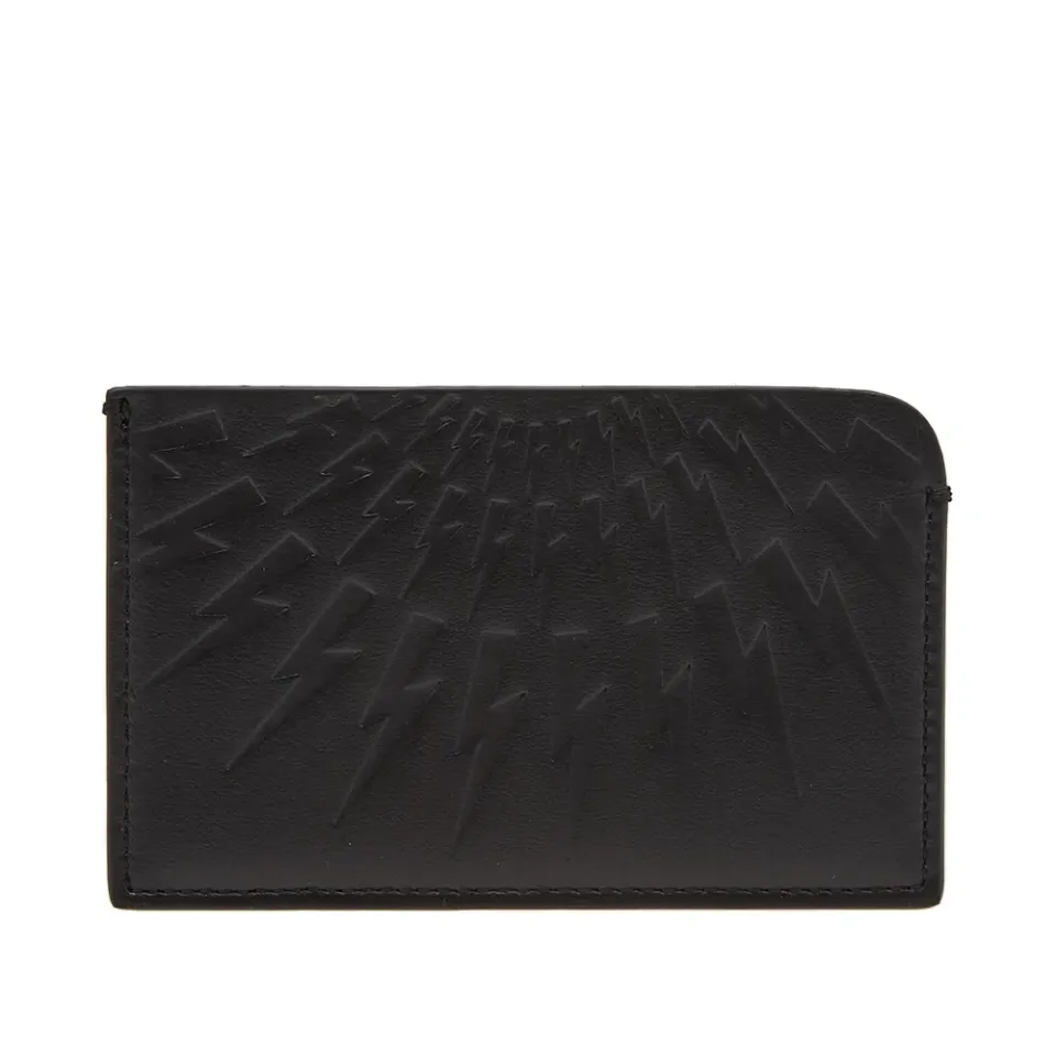 Lightning Bolt Embossed Card Holder
