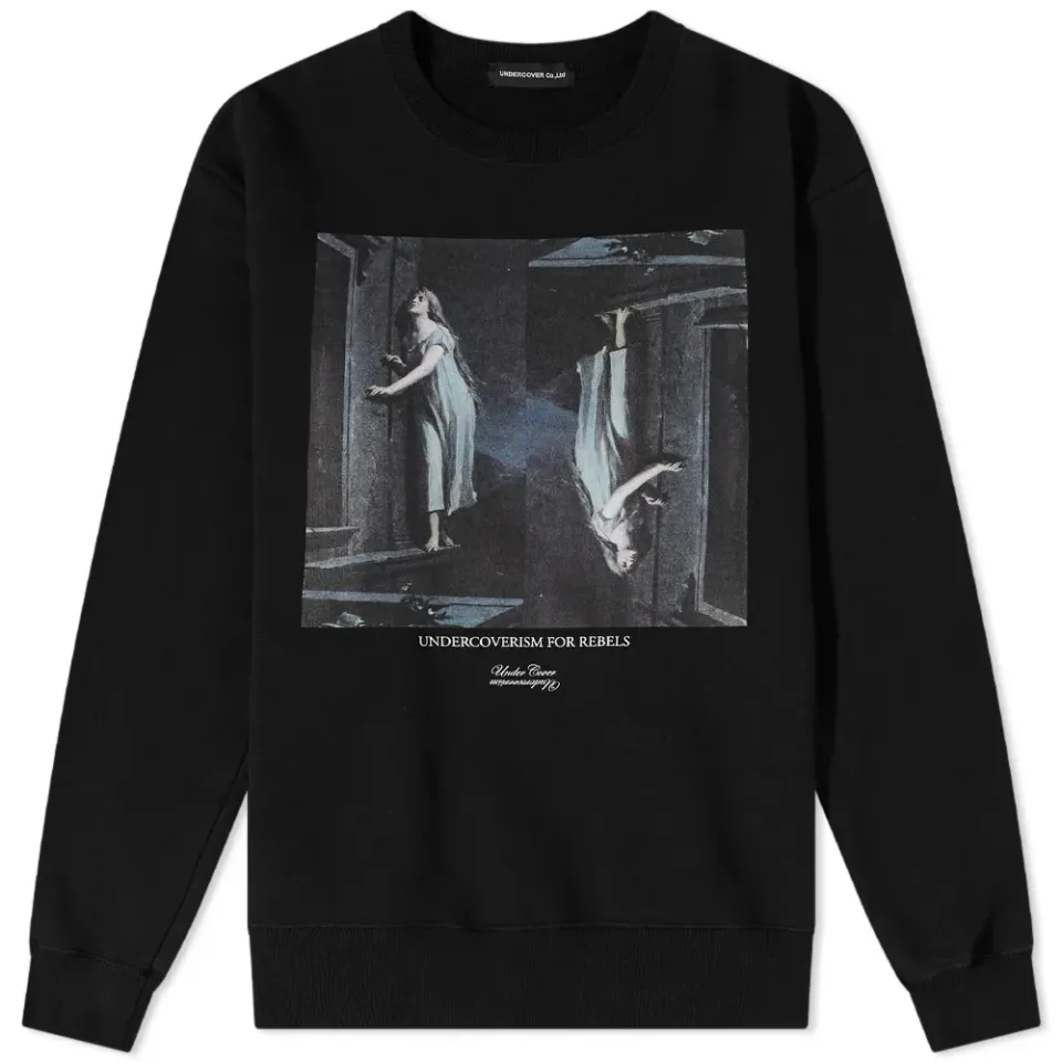 Undercoverism For Rebels Print Crew Sweat