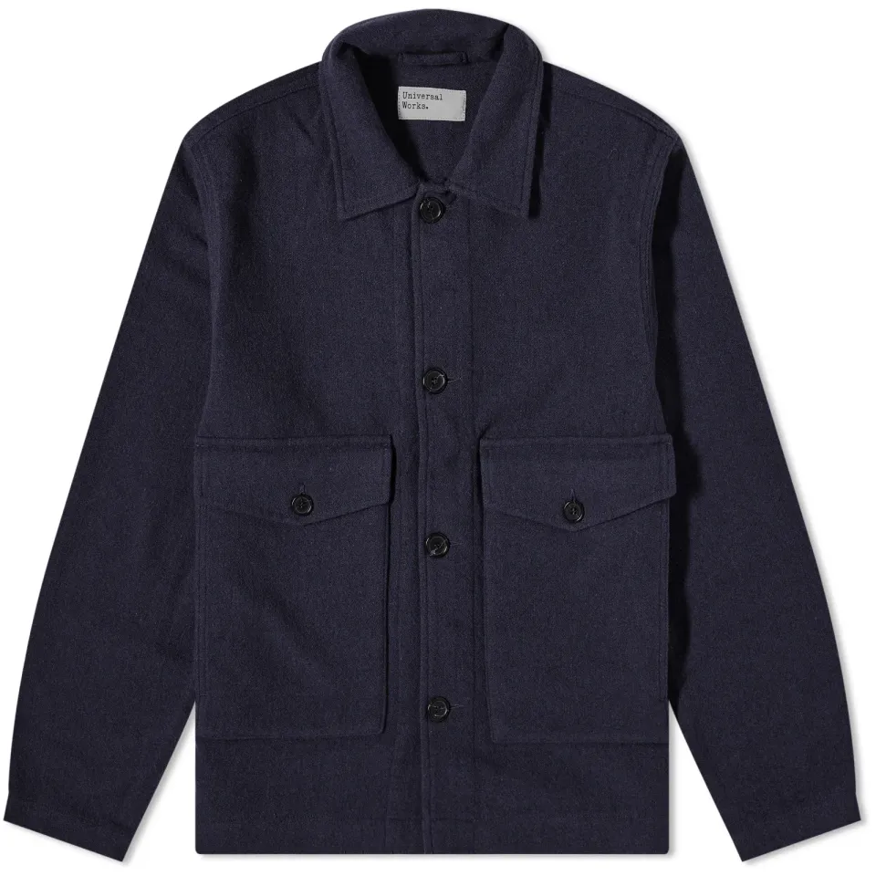 Soft Wool Watchman Jacket