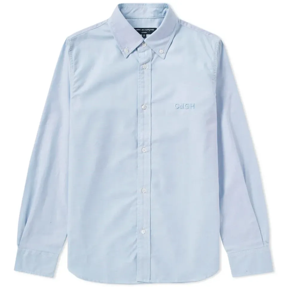 Comme des Garcons Homme Embroidered Logo Oxford Shirt