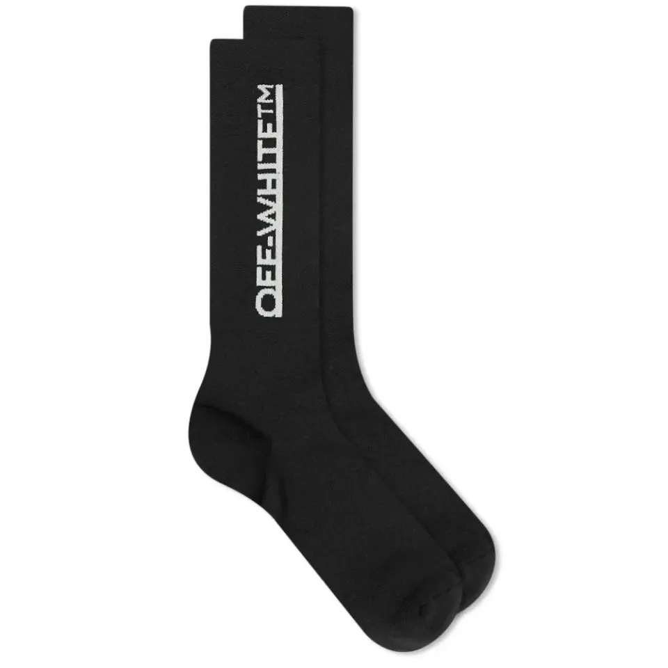 Underlined Logo Long Socks