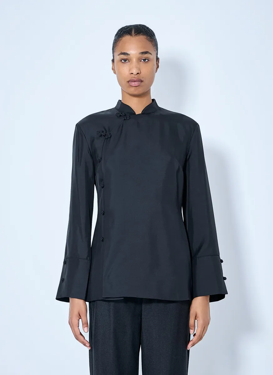 Pankou Closure Silk Top