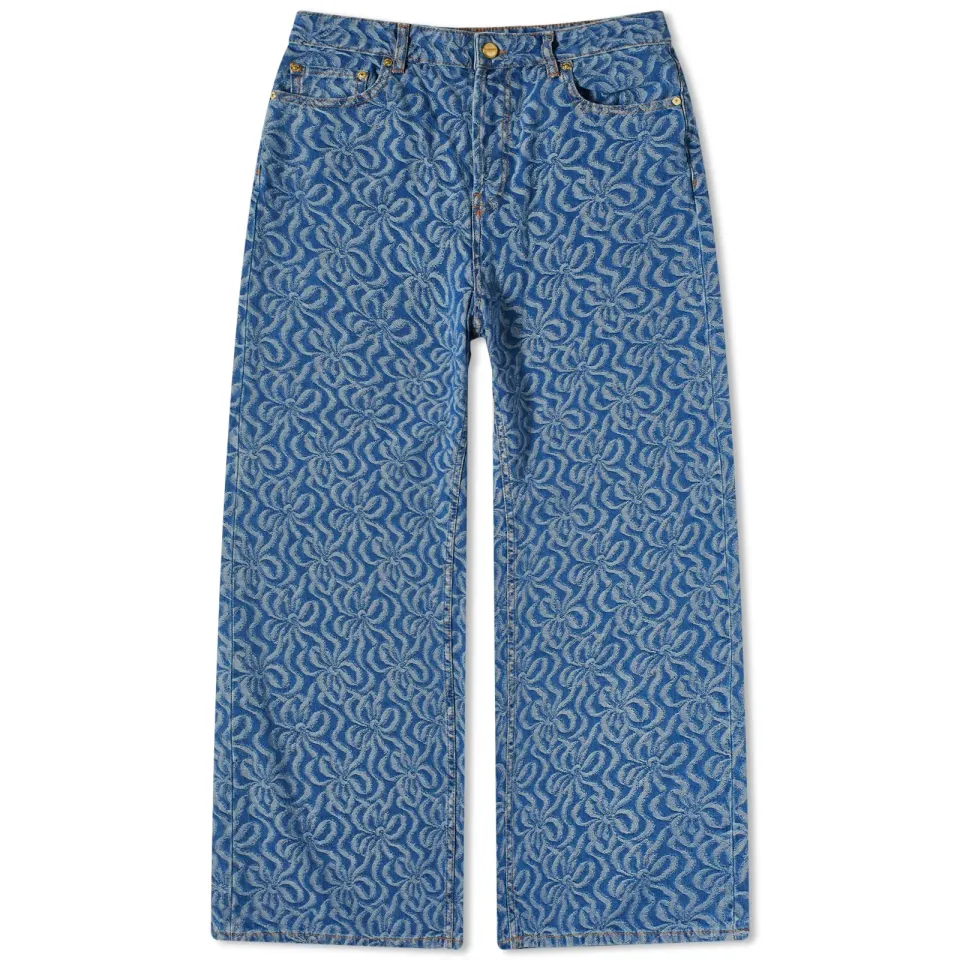 Denim Wide Pants