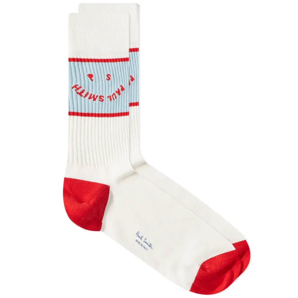 Happy Block Sock