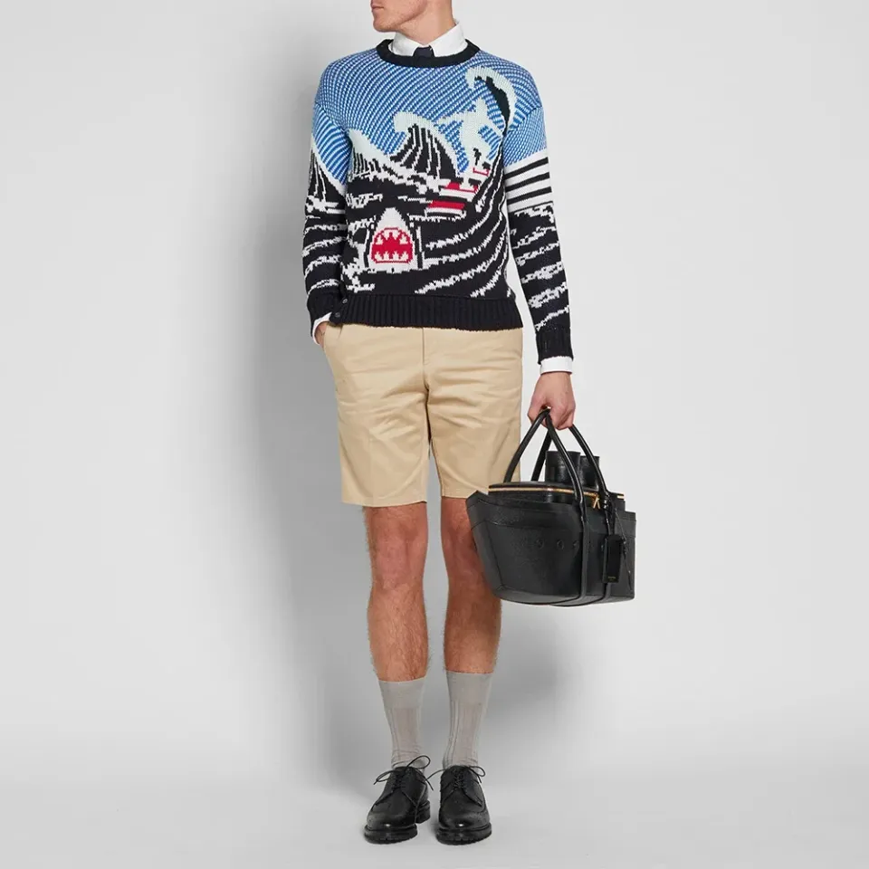Surf & Shark Crew Knit