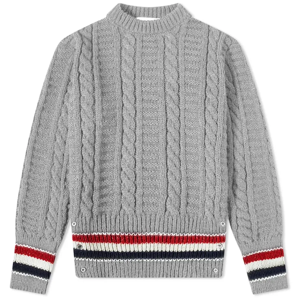 Cable Donegal Crew Knit