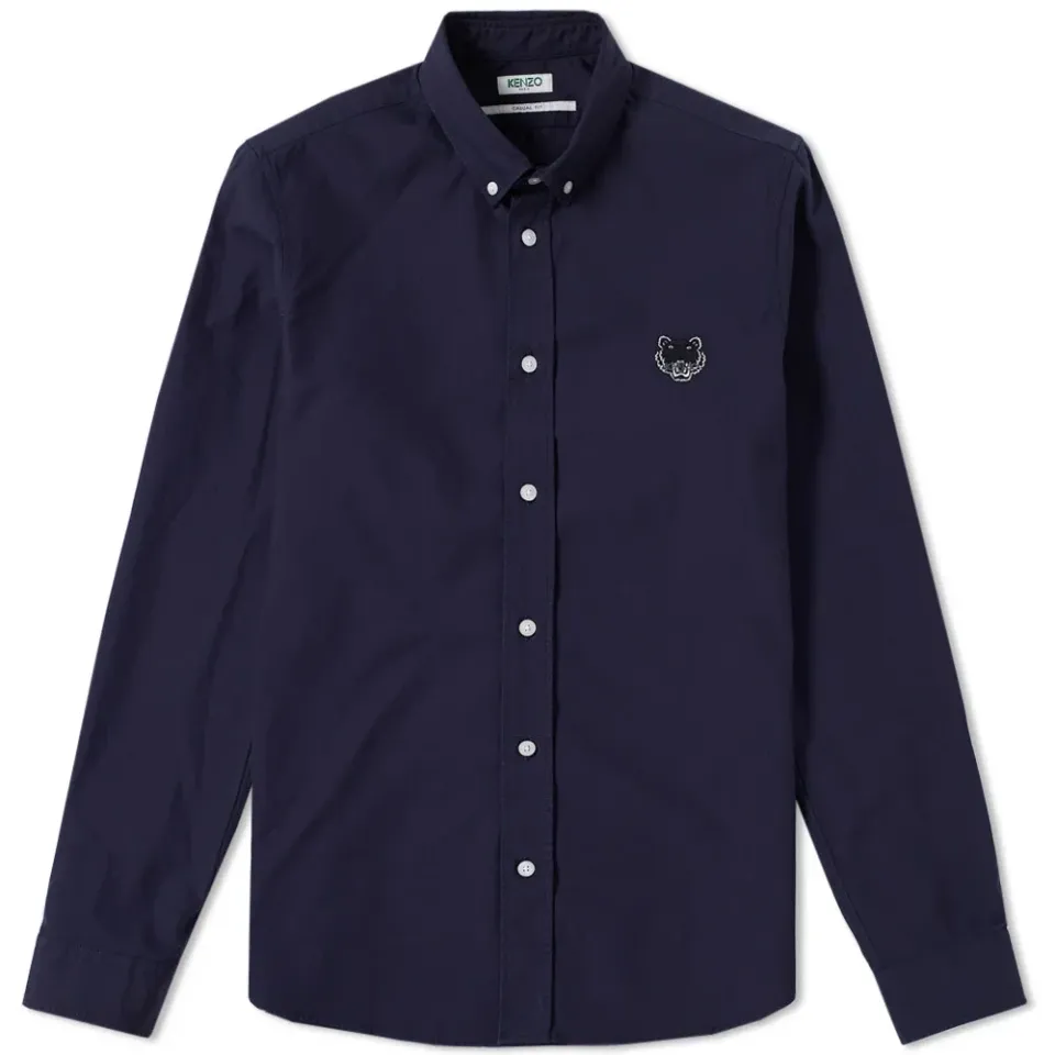 Button Down Tiger Twill Shirt