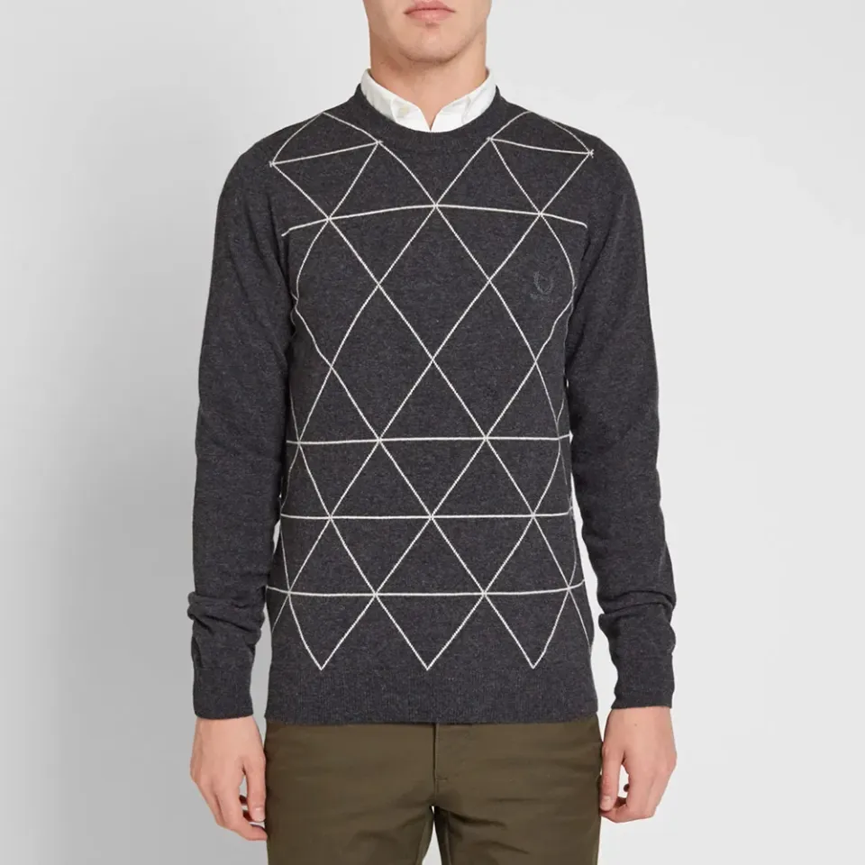 Intarsia Crew Knit
