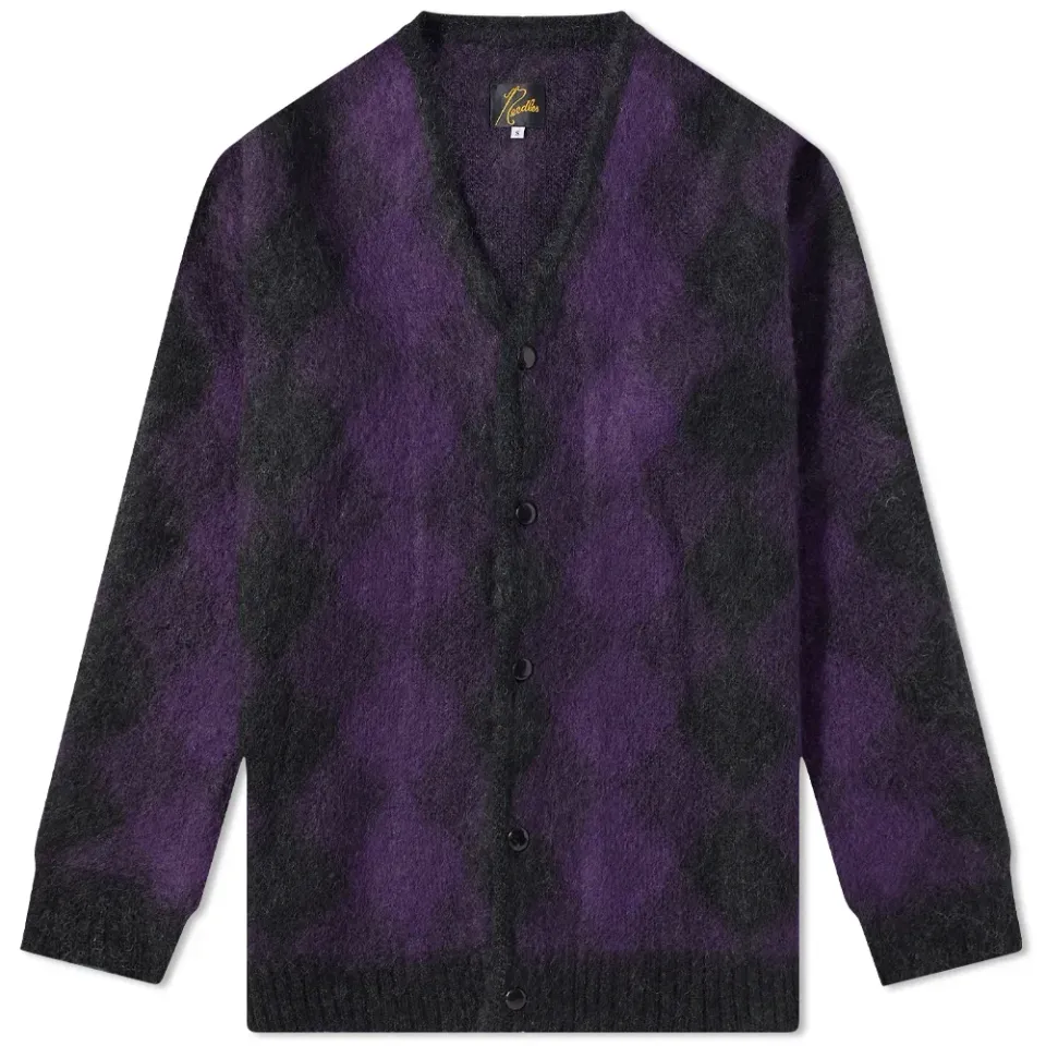 Mohair Diamond Cardigan