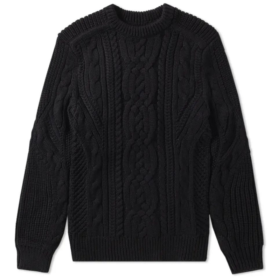 Chunky Cable Crew Knit