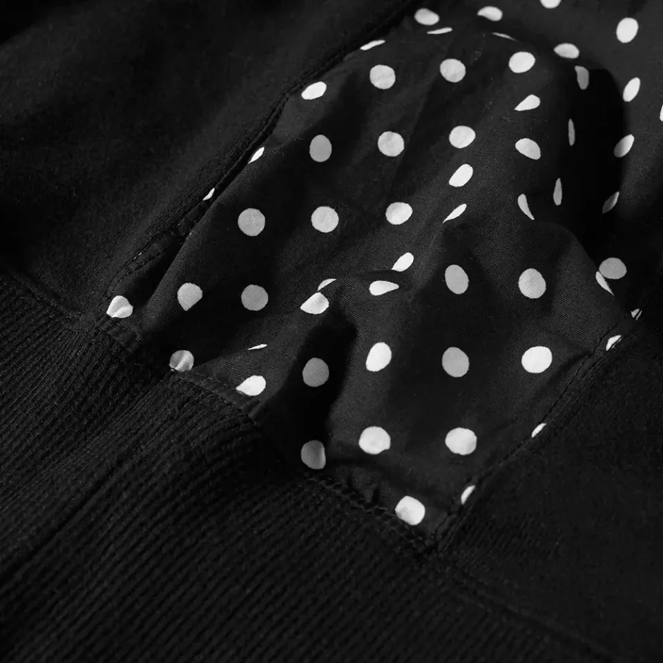 Broad Dot Panel Hoody
