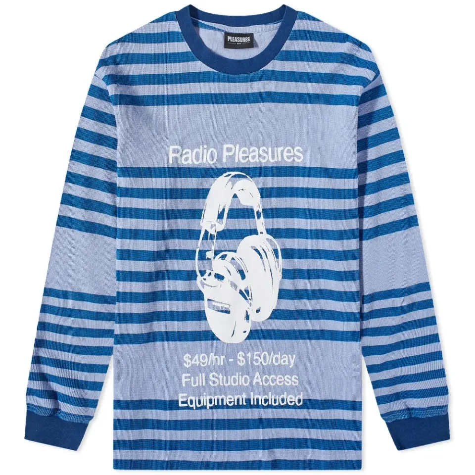 Long Sleeve Chiller Stripe Thermal T-Shirt