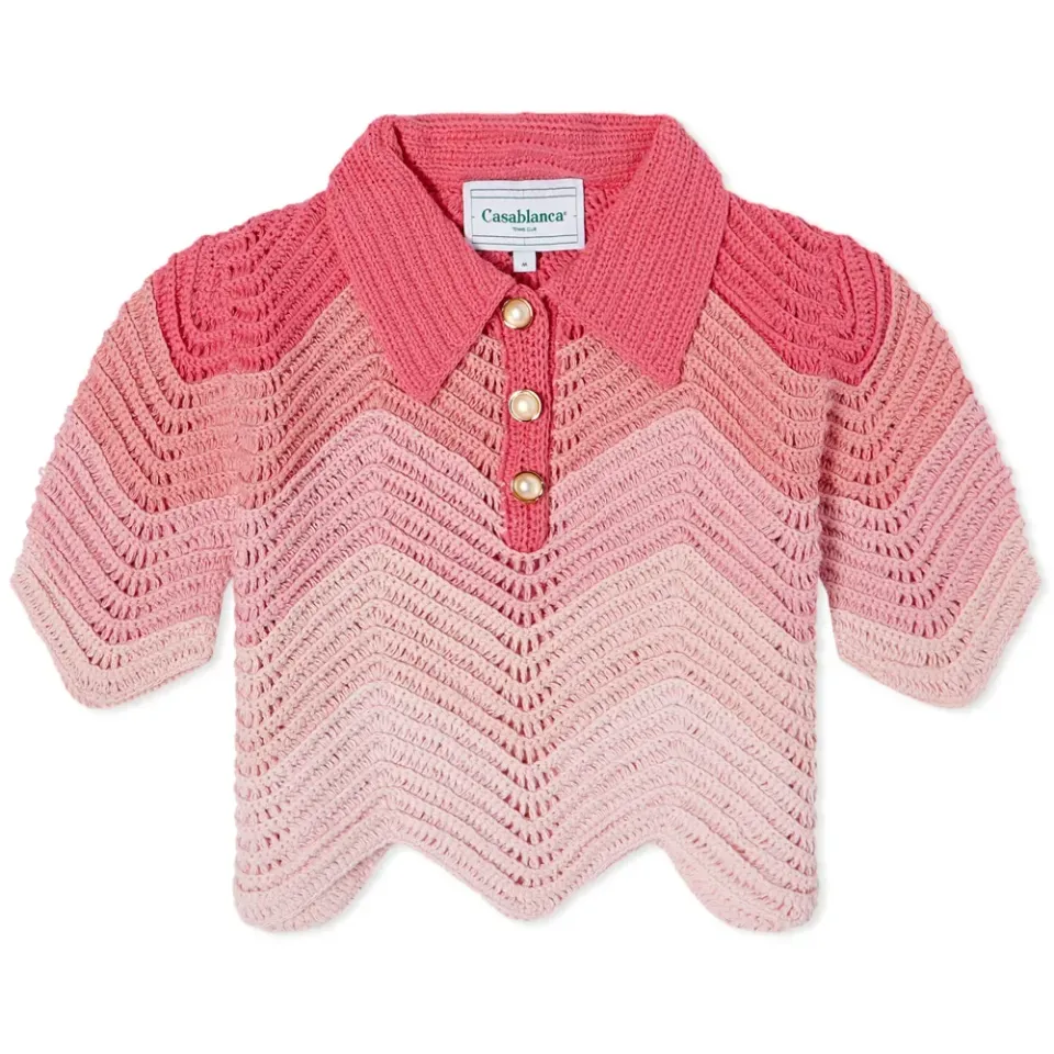 Crochet Polo Shirt