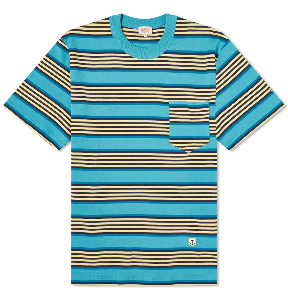 Multi Stripe Pocket T-Shirt