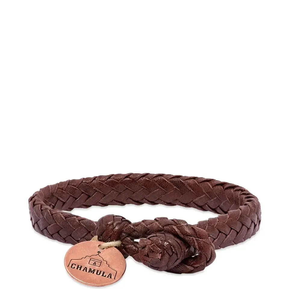 Wide Flat Woven Bracelet