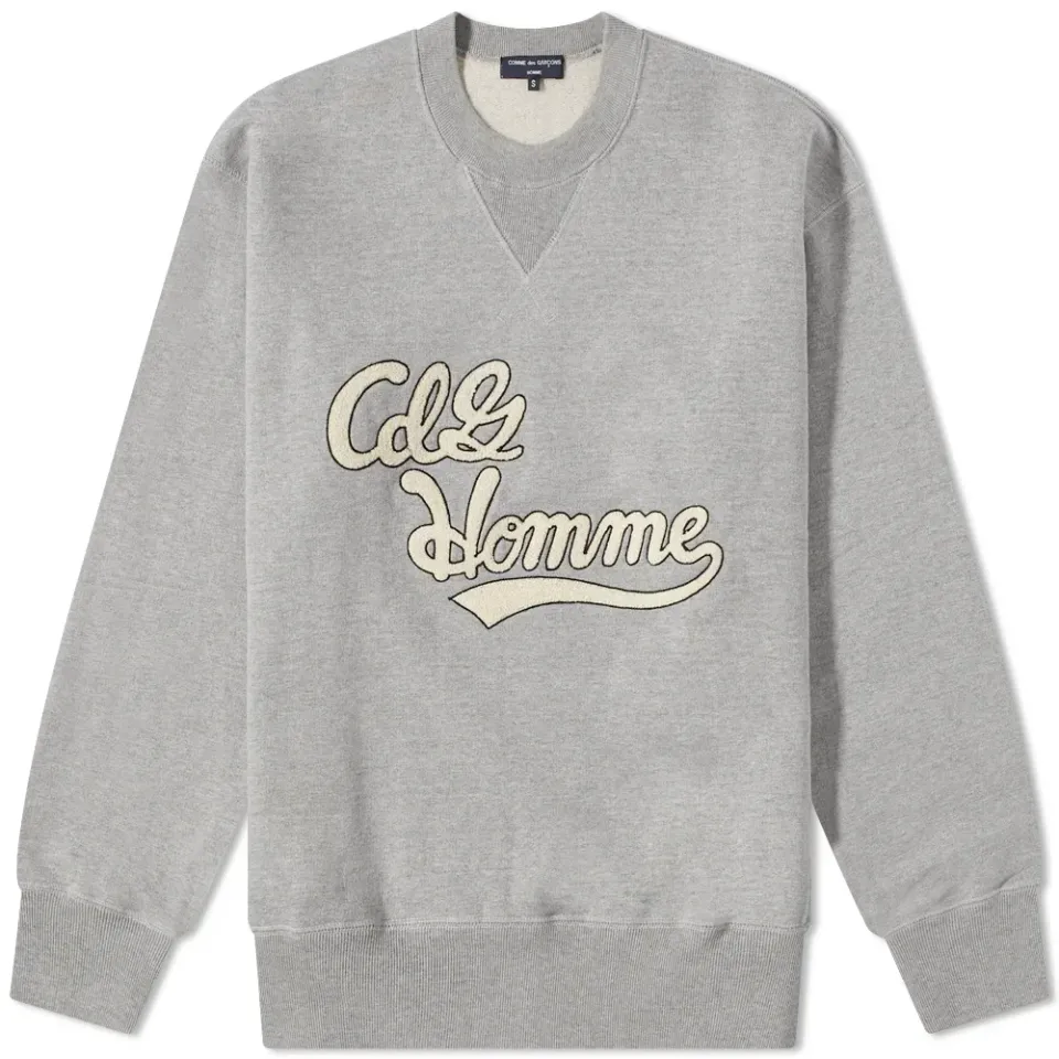 Applique Logo Crew Sweat