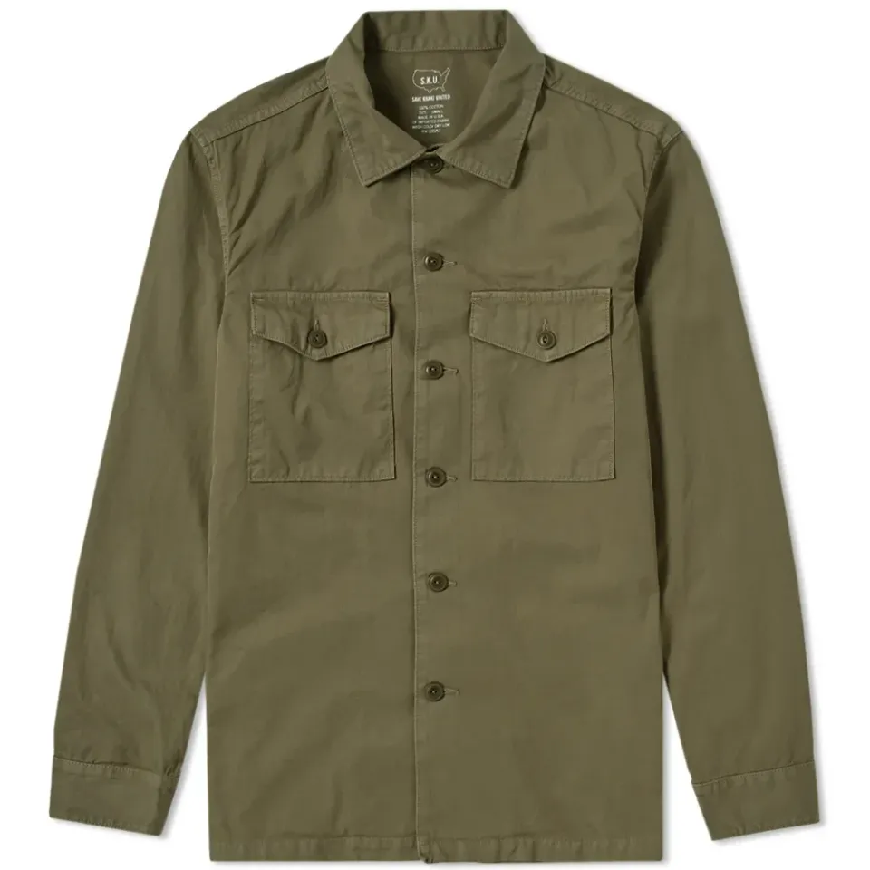 Twill Fatigue Overshirt