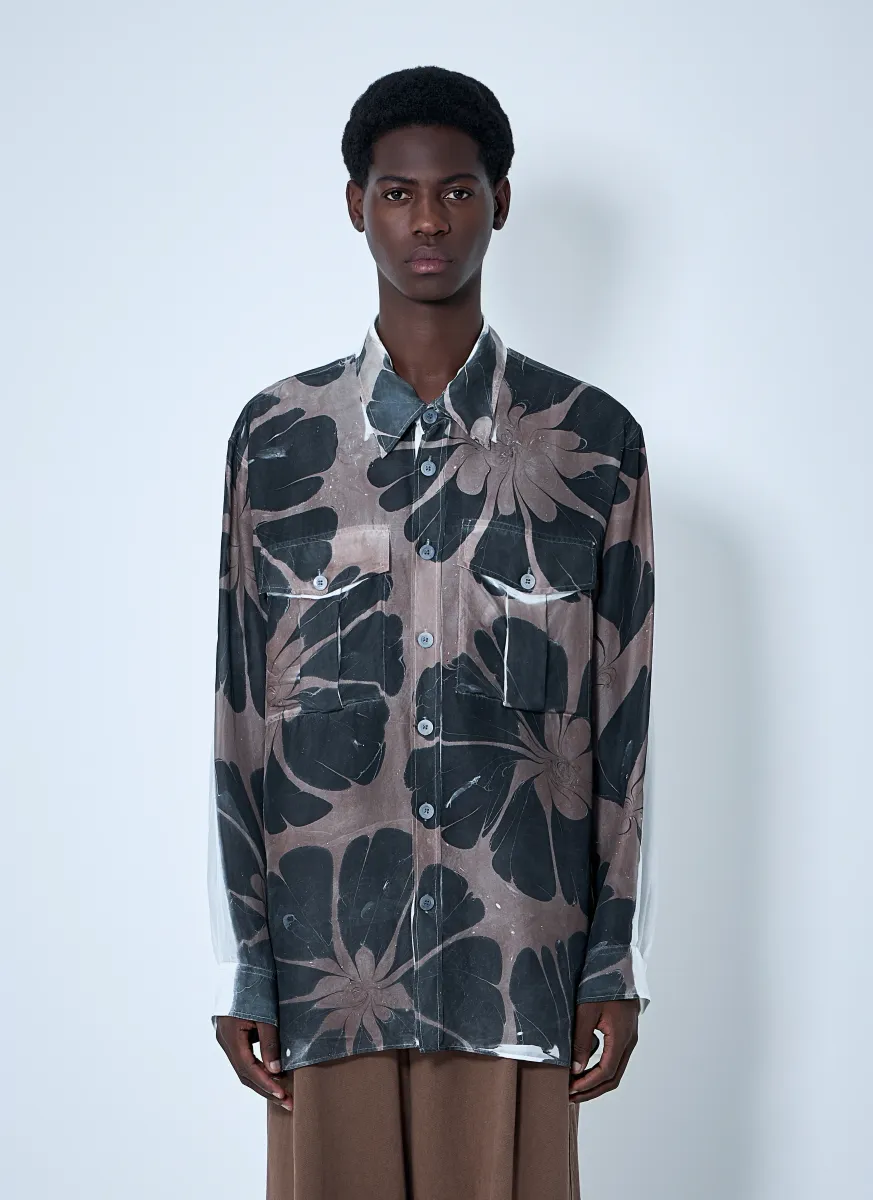 Floral Silk Shirt