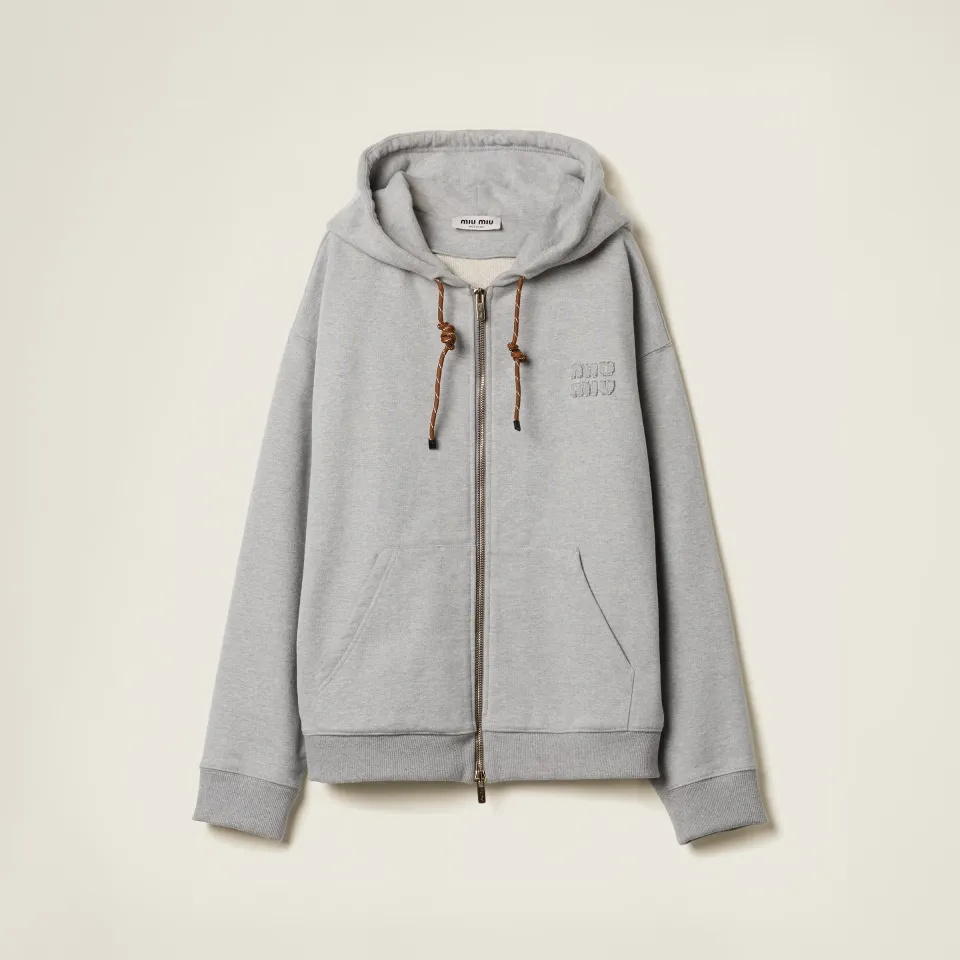 Cotton fleece sweatshirt