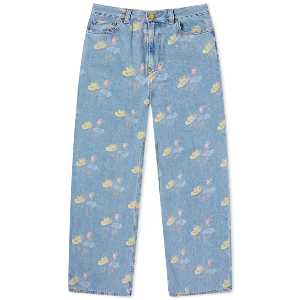Floral Wide Leg Jean