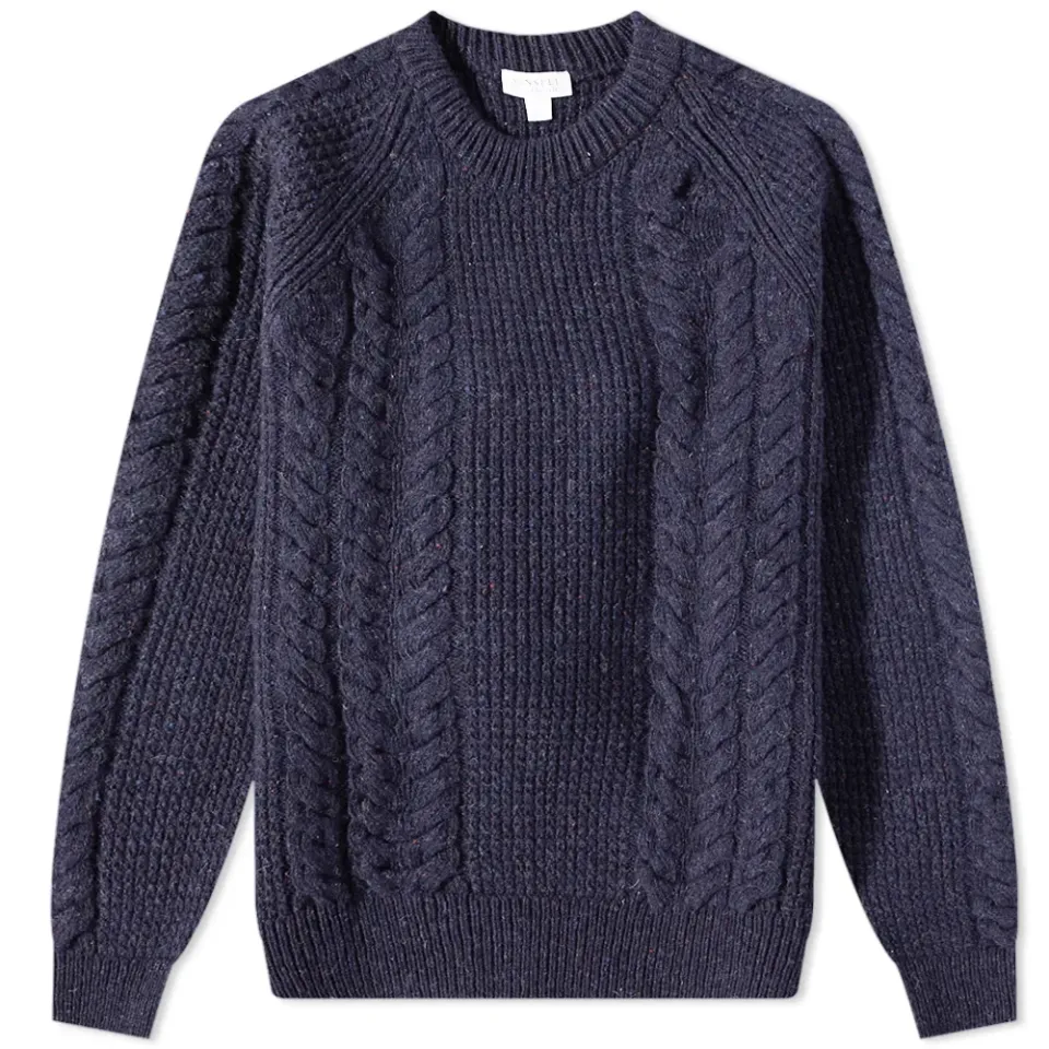 Textured Donegal Jumper
