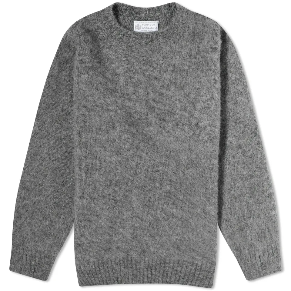 Shetland Woollen Co. Shaggy Crew Knit