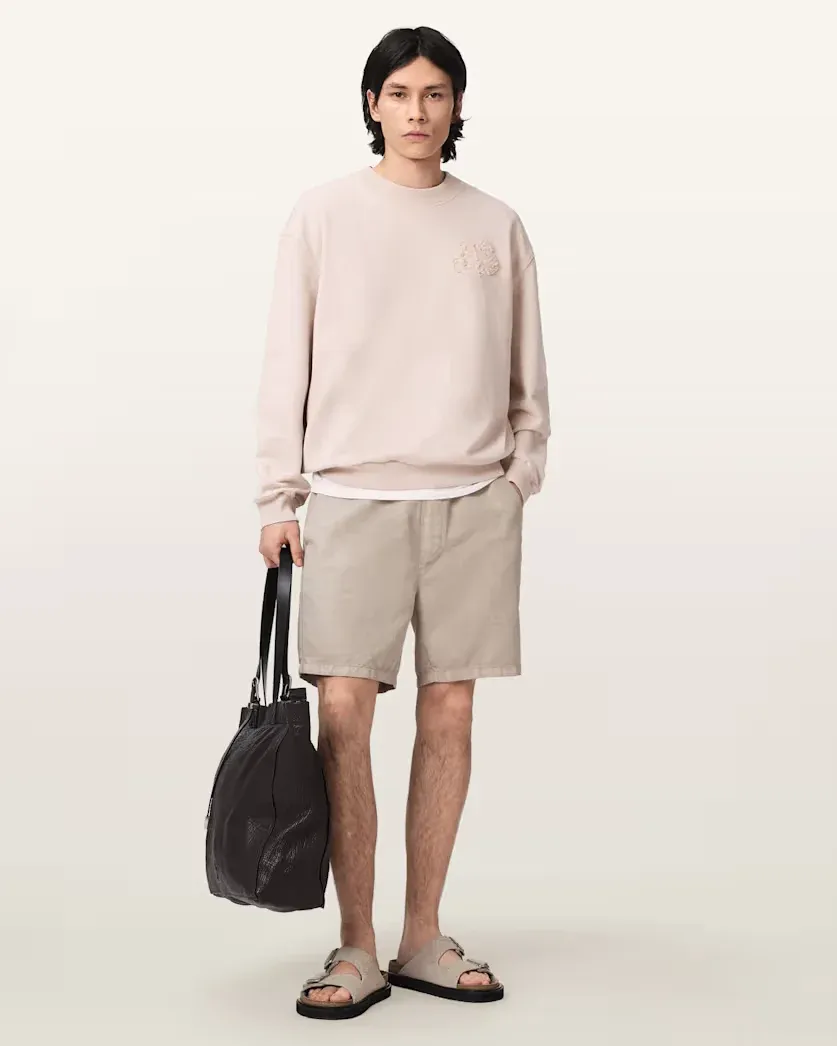 Insignia Crew Neck Cotton Sweatshirt
