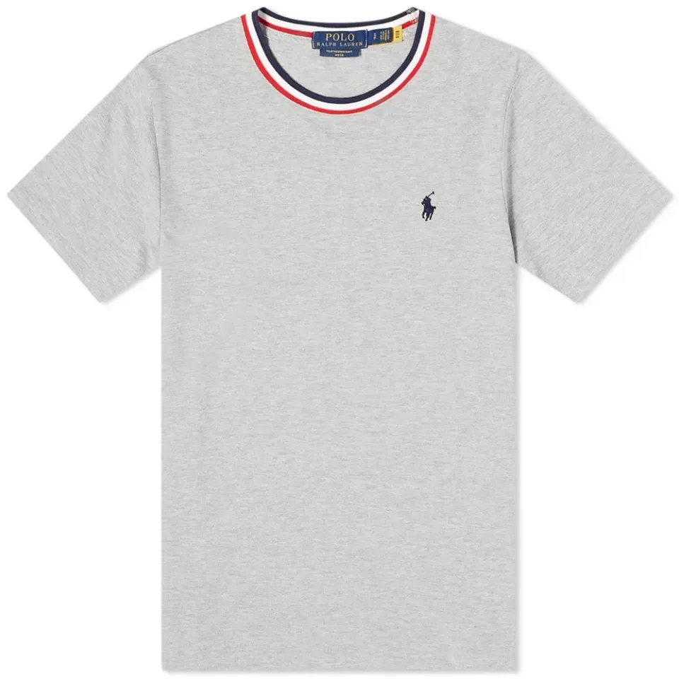Contrast Rib T-Shirt