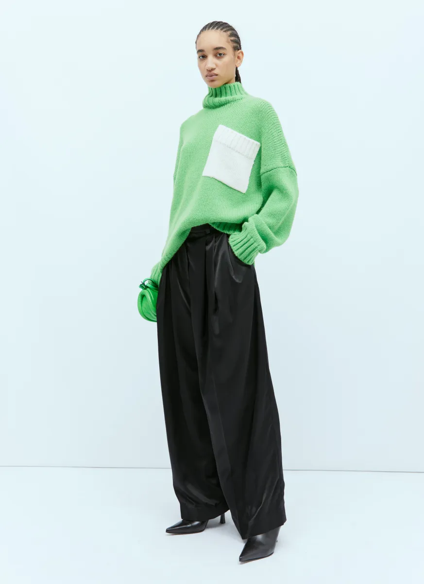 Patch Pocket Knit Sweater
