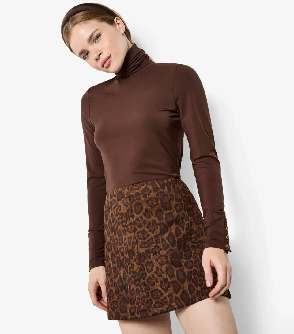 Women's Faux Suede Mini Skirt