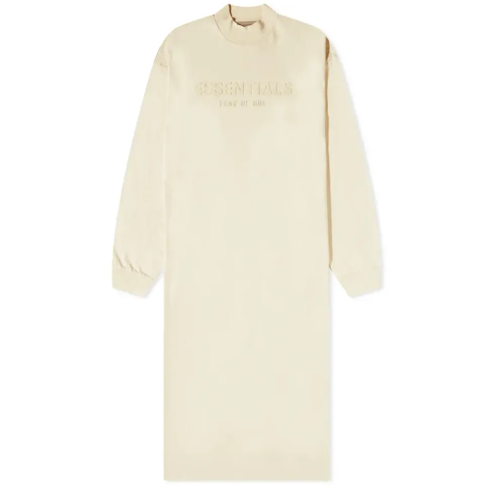 Long Sleeve Logo Dress
