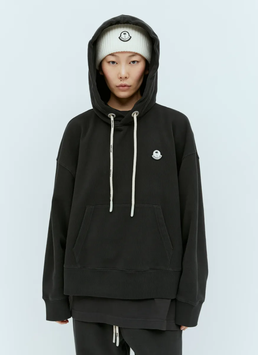 Logo Patch Hooded Sweatshirt